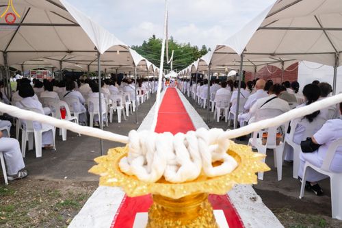 ภาพ No.141631:พิธีประดิษฐานลูกนิมิตมหาสมบัติ  ผูกสีมา สถาปนาอุโบสถ "บูชาธรรม 80 ปี หลวงพ่อธัมมชโย" ณ วัดพระธรรมกายโทชิหงิ ประเทศญี่ปุ่น วันอาทิตย์ที่ 16 มิถุนายน พ.ศ. 2567