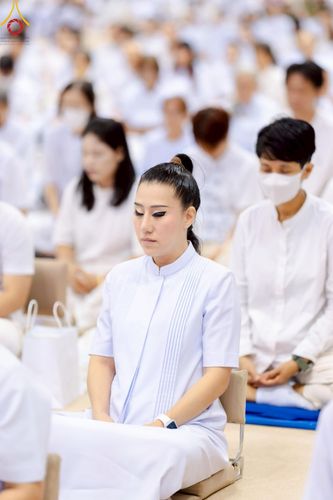 ภาพ No.222767:วันอาทิตย์ต้นเดือนที่ 4 พฤษภาคม พ.ศ. 2568 พิธีบูชาข้าวพระ ณ สภาธรรมกายสากล วัดพระธรรมกาย