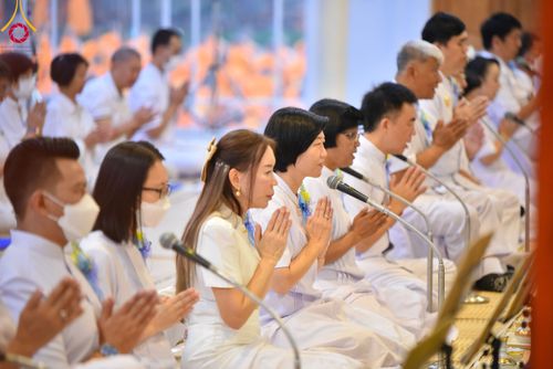 ภาพ No.112975:พิธีถวายภัตตาหารเป็นสังฆทาน แด่คณะพระธรรมยาตรา ปีที่ 12 วันที่ 16 มกราคม พ.ศ. 2567 ณ วัดโบสถ์(บน) บางคูเวียง จ.นนทบุรี