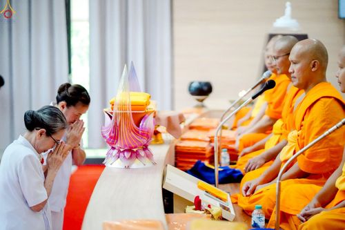 ภาพ No.241687:วันอาทิตย์ที่ 24 สิงหาคม พ.ศ. 2568 พิธีทอดผ้าป่า ฉลองครบรอบ 10 ปี ศูนย์ปฏิบัติธรรมพัทลุง