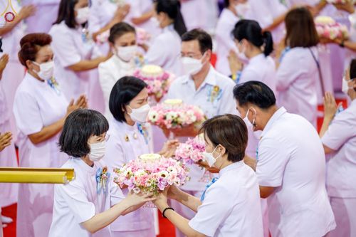 ภาพ No.77007:พิธีหล่อพระบรมพุทธเจ้า ในวันมาฆบูชา อาทิตย์ต้นเดือนที่ 6 มีนาคม พ.ศ. 2566 ณ วัดพระธรรมกาย จ.ปทุมธานี