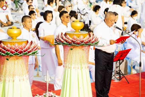 ภาพ No.129343:พิธีประดิษฐานพระบรมสารีริกธาตุ ณ มหารัตนะเจดีย์สิริปทุมสวรรค์ ศูนย์ปฏิบัติธรรมภาคใต้ อ.บางกล่ำ จ.สงขลา วันที่ 10 มีนาคม พ.ศ.2567