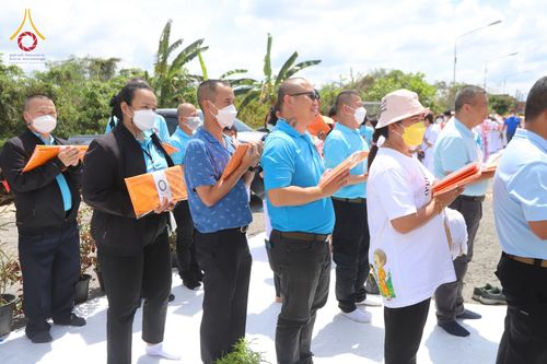 ภาพ No.75836:พิธีเปิดศูนย์ปฎิบัติธรรมและอบรมเยาวชน ,  พิธีทอดผ้าป่าเพื่อถมที่ดินเป็นปฐมฤกษ์  วันอาทิตย์ที่ 12 กุมภาพันธ์ พ.ศ. 2566  ณ ศูนย์ปฏิบัติธรรมและอบรมเยาวชนเมืองยะลา