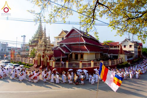 ภาพ No.224386:วันที่ 8 พฤษภาคม พ.ศ. 2568 พิธีถวายมหาสังฆทาน 101 วัด  บูชาธรรมอายุวัฒนมงคล 100 ปี สมเด็จอาชญาธรรมพระเจ้า สมเด็จพระสังฆราชแห่งคณะสงฆ์ไทยเขิน นครเชียงตุง ในนามพระครูบาไชยบูลย์ ธัมมชโย ณ วัดราชฐานหลวงเชียงยืน รัฐฉาน สาธารณรัฐแห่งสหภาพเมียนมา