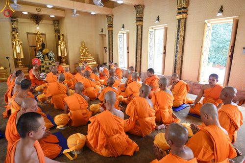 พิธีบรรพชาและอุปสมบทหมู่ธรรมทายาท ในโครงการอุปสมบทหมู่ รุ่นบูชาธรรมมหาปูชนียาจารย์ ณ วัดพระพุทธบาทราชวรมหาวิหาร และวัดนิคมวาสี อ.พระพุทธบาท จ.สระบุรี วันเสาร์ที่ 9 ธันวาคม พ.ศ. 2566