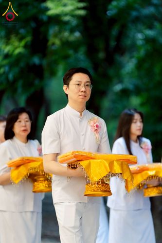 ภาพ No.223555:วันที่ 11 พฤษภาคม พ.ศ. 2568 พิธีบรรพชาของอุบาสก พิสิทธิ์ หมื่นแกล้ว  ณ วัดพระธรรมกาย