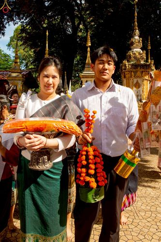 ภาพ No.271728:วันอาทิตย์ที่ 26 ตุลาคม พ.ศ. 2568 กฐินสมทบวัดต่างประเทศ โดยคณะศิษยานุศิษย์ บูชาธรรม 81 ปี  หลวงพ่อธัมมชโย ณ วัดสีอัมพอน นครเวียงจันทน์ สปป.ลาว