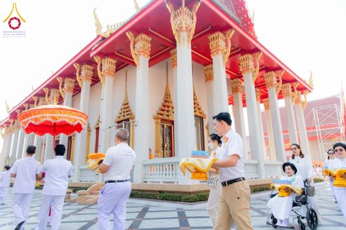 ภาพ No.199870:พิธีทอดผ้าป่าทำนุบำรุงศาสนสถาน ณ วัดบางช้างใต้ ตำบลบางช้าง อำเภอสามพราน จังหวัดนครปฐม ในโครงการธรรมยาตรา กตัญญูบูชา มหาปูชนียาจารย์ พระมงคลเทพมุนี(สด จนฺทสโร) พระผู้ปราบมาร อนุสรณ์สถาน 7 แห่ง ปีที่ 13 วันที่ 22 มกราคม พ.ศ. 2568