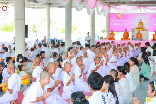 ภาพ No.135646:พิธีขอขมารับผ้าไตร , พิธีบรรพชา ในโครงการบรรพชาสามเณร ฟื้นฟูพระพุทธศาสนาทั่วไทย  ณ ศูนย์ปฏิบัติธรรมสวนผึ้ง จ.ราชบุรี วันที่ 4 เมษายน พ.ศ. 2567