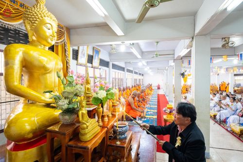 ภาพ No.195185:พิธีทอดผ้าป่าทำนุบำรุงศาสนสถาน ณ วัดพรสวรรค์ ต.หนองบ่อ อ.สองพี่น้อง จ.สุพรรณบุรี ในโครงการธรรมยาตรา กตัญญูบูชา มหาปูชนียาจารย์ พระมงคลเทพมุนี(สด จนฺทสโร) พระผู้ปราบมาร อนุสรณ์สถาน 7 แห่ง ปีที่ 13 วันที่ 13 มกราคม พ.ศ. 2568