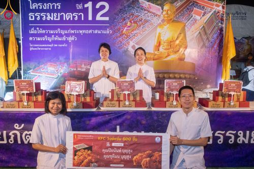 ภาพ No.116265:พิธีถวายภัตตาหารเป็นสังฆทาน แด่คณะพระธรรมยาตรา ปีที่ 12 วันที่ 21 มกราคม พ.ศ. 2567 ณ วัดโบสถ์(บน) บางคูเวียง จ.นนทบุรี