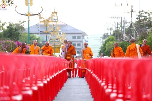 ภาพ No.236788:วันที่ 26-27 กรกฎาคม พ.ศ. 2568 ภาพการเตรียมงาน - เก็บงาน มหาสังฆทานครั้งยิ่งใหญ่ ตักบาตรพระ 1,000 รูป ทำบุญเมืองพัทลุง