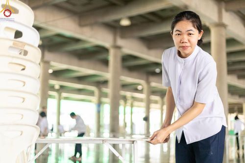 ภาพ No.60505:V.38 ทุ่มพลังเพื่อพ่อครบ 80 ปี ภาพการเตรียมงานของหน่วยงานต่างๆ เพื่อพิธีฉลองอายุวัฒนมงคล 80 ปี หลวงพ่อธัมมชโย และรับถวายมหาสังฆทาน 10,000 กว่าวัดทั่วประเทศ ในวันคุ้มครองโลก วันจันทร์ที่ 22 เมษายน พ.ศ. 2567