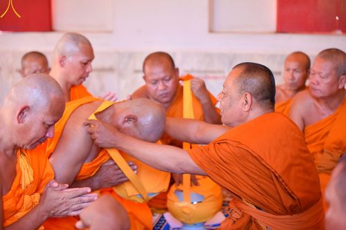 ภาพ No.102116:พิธีบรรพชาและอุปสมบทหมู่ธรรมทายาท ในโครงการอุปสมบทหมู่ รุ่นบูชาธรรมมหาปูชนียาจารย์ ณ ศูนย์ปฏิบัติธรรมและศูนย์อบรมเยาวชนเพชรบุรี อ.ท่ายาง จ.เพชรบุรี วันเสาร์ที่ 9 ธันวาคม พ.ศ. 2566