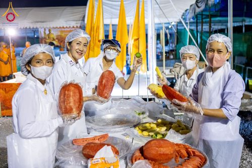 ภาพ No.119907:พิธีถวายภัตตาหารเป็นสังฆทาน แด่คณะพระธรรมยาตรา ปีที่ 12 วันที่ 28 มกราคม พ.ศ. 2567 ณ อนุสรณ์สถานบางปลา จ.นครปฐม