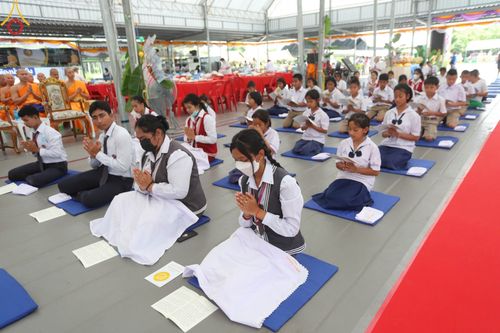 ภาพ No.94657:พิธีทอดกฐินสามัคคี สร้างกุฏิสงฆ์หลังแรก ณ ศูนย์ปฏิบัติธรรมและอบรมเยาวชนเมืองยะลา (ถนนเวฬุวัน ซอยเศรษฐี) วันที่ 15 พฤศจิกายน พ.ศ. 2566