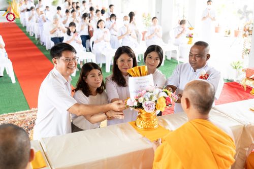 ภาพ No.157199:พิธีทอดผ้าป่าติดตั้งอิฐมวลเบาและฝ้าเพดาน ณ ศูนย์ปฏิบัติธรรมน้ำใสใจสว่าง บางกอกน้อย กรุงเทพมหานคร วันเสาร์ที่ 14 กันยายน พ.ศ. 2567