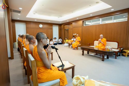 ภาพ No.145901:พิธีเจริญพระพุทธมนต์และมอบผ้าไตร โครงการปฐมอุปสมบทสมโภช วัดพระธรรมกายโทชิหงิ ประเทศญี่ปุ่น บูชาธรรมหลวงพ่อธัมมชโย เนื่องในโอกาสเจริญอายุวัฒนมงคล 80 ปี (22 เมษายน พ.ศ.2567) วันพฤหัสบดีที่ 25 กรกฎาคม พ.ศ. 2567 ณ อาศรมบัณฑิต วัดพระธรรมกาย จัดโดย คณะศิษยานุศ