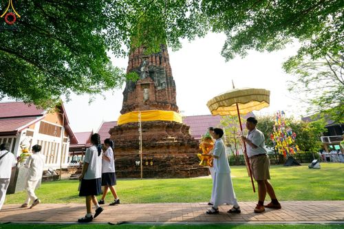 ภาพ No.203362:พิธีทอดผ้าป่าทำนุบำรุงศาสนสถาน ณ วัดปรางค์หลวง ตำบลบางม่วง อำเภอบางใหญ่ จังหวัดนนทบุรี ในโครงการธรรมยาตรา กตัญญูบูชา มหาปูชนียาจารย์ พระมงคลเทพมุนี(สด จนฺทสโร) พระผู้ปราบมาร อนุสรณ์สถาน 7 แห่ง ปีที่ 13 วันที่ 29 มกราคม พ.ศ. 2568