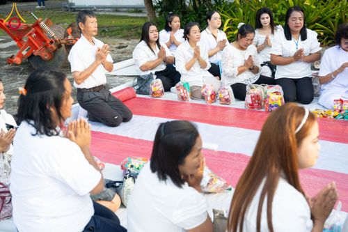 ภาพ No.208440:พิธีถวายสังฆทานแด่คณะสงฆ์ 323 วัด ปีที่ 21 ครั้งที่ 174 พิธีมอบกองทุนหนุนแรงใจช่วยครูใต้ ปีที่ 18 ครั้งที่ 138 และพิธีทำบุญอุทิศส่วนกุศลให้ผู้วายชนม์ ณ วัดบุณณาราม(วัดโคกงู) จ.นราธิวาส วันเสาร์ที่ 15 กุมภาพันธ์ พ.ศ.2568