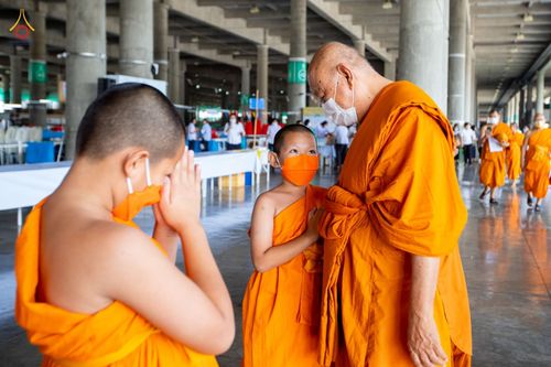 ภาพ No.80424:องค์กรภาคีเครือข่าย "บวร" จังหวัดปทุมธานี ศึกษาดูงานโครงการบรรพชาสามเณรฟื้นฟูพระพุทธศาสนาทั่วไทย ชมนิทรรศการ และสื่อนวัตกรรมพระพุทธศาสนาภาพยนต์ 3 มิติ - จักรวาลนฤมิต เรื่อง "พระสัมมาสัมพุทธเจ้า พระบรมศาสดาเอกของโลก" วันศุกร์ที่ 28 เมษายน พ.ศ.2566