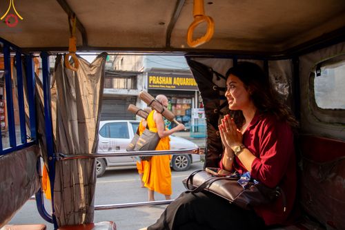 ภาพ No.317026:วันเสาร์ที่ 28 มีนาคม พ.ศ.2569 ธรรมยาตราจาริก ณ ซุ้มประตูลุมพินีเกต(Lumbini Gate) ประเทศเนปาล