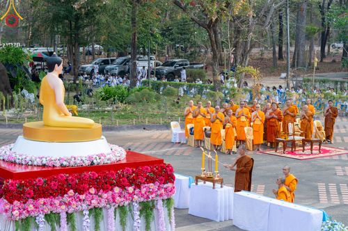 ภาพ No.310465:วันอาทิตย์ที่ 22 กุมภาพันธ์ พ.ศ. 2569 พิธีอัญเชิญพระประธาน “พระธรรมกาย” เพื่อไปประดิษฐาน ณ ธุดงเข้าสถานอำนาจเจริญ จังหวัดอำนาจเจริญ