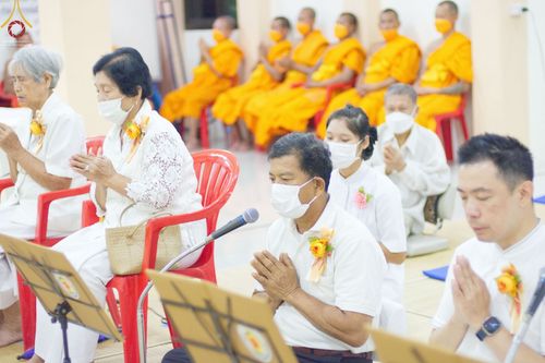 ภาพ No.72643:พิธีถวายภัตตาหารเป็นสังฆทาน แด่คณะพระธรรมยาตราฯ ในโครงการธรรมยาตรากตัญญูบูชา มหาปูชนียาจารย์ พระมงคลเทพมุนี(สด จนฺทสโร) พระผู้ปราบมาร อนุสรณ์สถาน 7 แห่ง ปีที่ 11 วันที่ 19 มกราคม พ.ศ. 2566