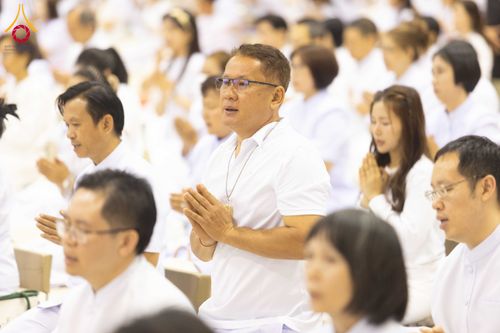 ภาพ No.308319:วันที่ 1  กุมภาพันธ์ พ.ศ. 2569 พิธีบูชาข้าวพระอาทิตย์ต้นเดือน ณ สภาธรรมกายสากล วัดพระธรรมกาย