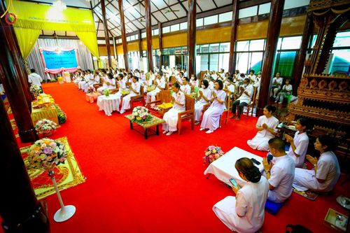 ภาพ No.140501:พิธีตอกเสาเข็มเป็นปฐมฤกษ์ เพื่อสร้างกุฎิและหอสวดมนต์ และพิธีทอดผ้าป่าบำรุงวัด ณ วัดกลางธนรินทร์ ต.บ้านแป้ง อ.พรหมบุรี จ.สิงห์บุรี วันอาทิตย์ที่ 9 มิถุนายน พ.ศ.2567