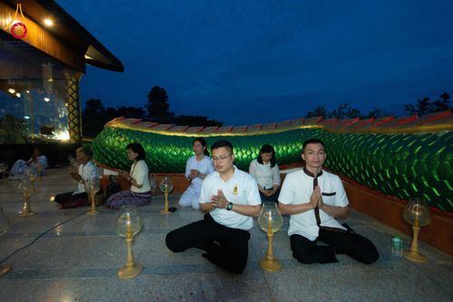ภาพ No.210720:วันพฤหัสบดีที่ 13 มีนาคม พ.ศ. 2568  สมโภชพระประธานอุโบสถวัดป่าอุบลแก้ว จังหวัดอุบลราชธานี