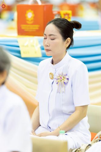 ภาพ No.236114:วันที่ 3 สิงหาคม พ.ศ. 2568 พิธีบูชาข้าวพระ ณ สภาธรรมกายสากล วัดพระธรรมกาย