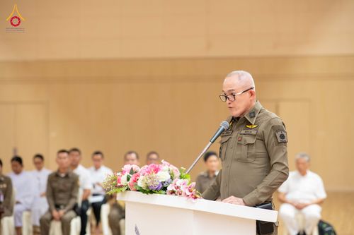 ภาพ No.351174:วันที่ 21 กันยายน พ.ศ. 2569 พิธีปิดโครงการบรรพชาพัฒนาคุณธรรม จริยธรรม  สำหรับนักเรียนนายสิบตำรวจ (นสต.) รุ่นที่ 16 ศูนย์ฝึกอบรมตำรวจภูธรภาค 1