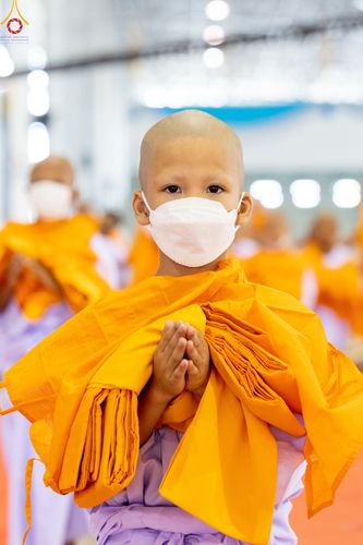 ภาพ No.79892:พิธีขอบรรพชา , พิธีคล้องอังสะ พิธีขอสรณคมน์และศีล , พิธีขอนิสสัย ในโครงการบรรพชาสามเณรฟื้นฟูพระพุทธศาสนาทั่วไทย วันเสาร์ที่ 8 เมษายน พ.ศ.2566