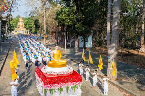 ภาพ No.310503:วันอาทิตย์ที่ 22 กุมภาพันธ์ พ.ศ. 2569 พิธีอัญเชิญพระประธาน “พระธรรมกาย” เพื่อไปประดิษฐาน ณ ธุดงเข้าสถานอำนาจเจริญ จังหวัดอำนาจเจริญ