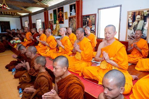 ภาพ No.91970:5 งานมหัคคตกุศล ณ วัดสิริวิเวก แขวงจำปาสัก สปป. ลาว วันที่ 1 พฤศจิกายน พ. ศ. 2566