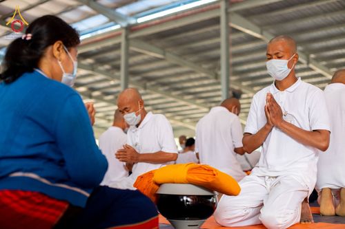 ภาพ No.75943:พิธีบรรพชาสามเณร ณ วัดปันชารี สันติปูร์ อรัญกฏิ เมืองคาร์กาชารี ประเทศบังกลาเทศ วันที่ 10 กุมภาพันธ์ พ.ศ. 2566