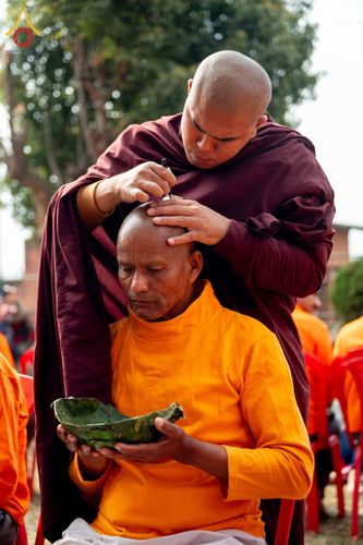 ภาพ No.209785:วันที่ 28 กุมภาพันธ์ พ.ศ.2568 พิธีเปิดโครงการบวชสามเณร พิธีถวายไทยธรรม พิธีขอขมามอบผ้าไตร  ณ เมืองปาตัน ประเทศเนปาล