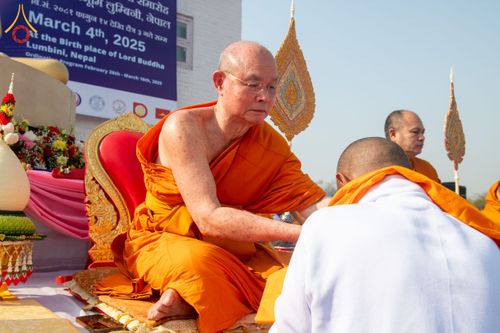 ภาพ No.210000:วันอังคารที่ 4 มีนาคม พ.ศ. 2568 พิธีบรรพชาสามเณรเนปาล 500 รูป ณ ลุมพินี ประเทศเนปาล