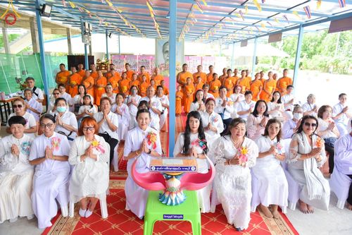 ภาพ No.143021:พิธีทอดผ้าป่าสามัคคีเพื่อสมทบทุนสร้างหอฉัน ๑๑๓ ปี  คุณยายอาจารย์มหารัตนอุบาสิกาจันทร์ขนนกยูง ครั้งที่ ๙ วันอาทิตย์ที่ ๓๐  มิถุนายน พ.ศ. ๒๕๖๗ ณ ศูนย์การศึกษาจอมบึง ต.รางบัว อ.จอมบึง จ.ราชบุรี