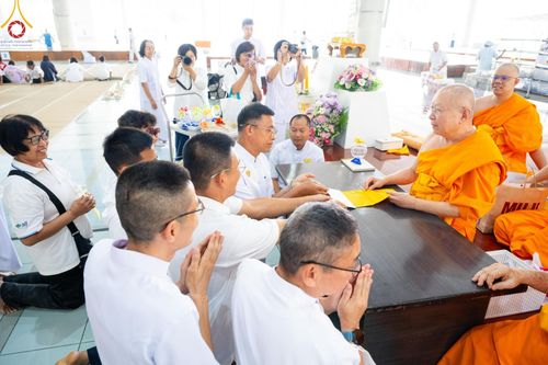 ภาพ No.212668:วันพฤหัสบดีที่ 20 มีนาคม พ.ศ. 2568 พิธีเจริญพระพุทธมนต์ เนื่องในอายุวัฒนมงคลครบ 74 ปี พระภาวนาธรรมวิเทศ วิ. (ภูเบศ ฌานาภิญโญ) ณ หอฉันคุณยายฯ วัดพระธรรมกาย