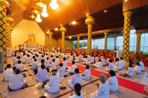 ภาพ No.210682:วันพฤหัสบดีที่ 13 มีนาคม พ.ศ. 2568  สมโภชพระประธานอุโบสถวัดป่าอุบลแก้ว จังหวัดอุบลราชธานี