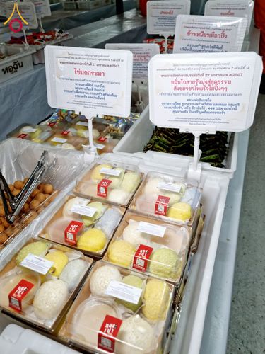 ภาพ No.119082:พิธีถวายภัตตาหารเป็นสังฆทาน แด่คณะพระธรรมยาตรา วันที่ 27 มกราคม พ.ศ. 2567 ณ อนุสรณ์สถานบางปลา จ.นครปฐม