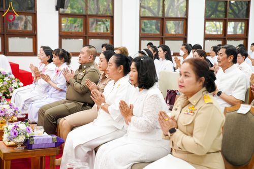 ภาพ No.315157:วันจันทร์ที่ 23 มีนาคม พ.ศ. 2569 พิธีบำเพ็ญกุศล คุณพ่อณรงค์ จินตมากุล  สิริอายุ 99 ปี 11 เดือน โยมบิดา พระครูปลัดรัตนวีรวัฒน์ (รังสฤษดิ์ อิทฺธิจินตโก) ที่ปรึกษาเจ้าคณะจังหวัดปทุมธานี เจ้าอาวาสวัดพระธรรมกาย  ณ ห้องปลูกศรัทธา 2 วัดพระธรรมกาย ปทุมธานี