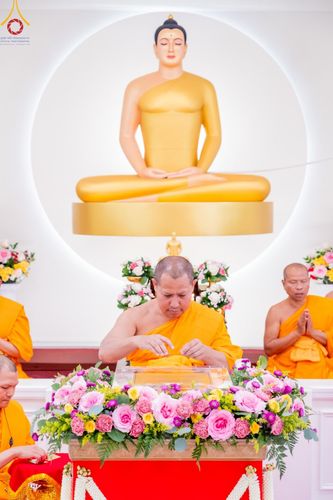 ภาพ No.144724:พิธีประดิษฐานลูกนิมิตมหาสมบัติ ผูกสีมาสถาปนาอุโบสถ บูชาธรรม ๘๐ ปี หลวงพ่อธัมมชโย วันอาทิตย์ที่ ๓๐ มิถุนายน พ.ศ. ๒๕๖๗ วัดพระธรรมกายนิวเจอร์ซี ประเทศสหรัฐอเมริกา