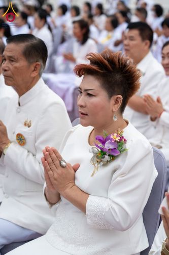 ภาพ No.210292:วันอาทิตย์ที่ 9 มีนาคม พ.ศ. 2568 พ่อเมืองโคราชจัดตักบาตรพระหมื่น ทำบุญเมือง 557 ปี