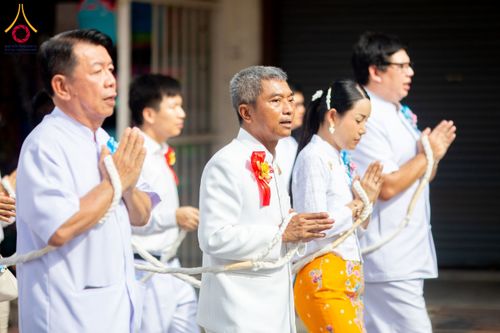 ภาพ No.211379:วันอาทิตย์ที่ 16 มีนาคม พ.ศ. 2568 ธรรมยาตราอัญเชิญพระบรมสารีริกธาตุ รอบเมืองปัตตานี ประดิษฐาน ณ ปทุมเจดีย์ เจดีย์พระพุทธเจ้า 5 พระองค์  ศูนย์อบรมเยาวชนปัตตานี