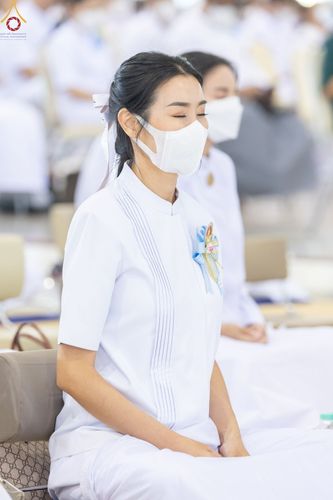 ภาพ No.76948:พิธีบูชาข้าวพระ ในวันมาฆบูชา อาทิตย์ต้นเดือนที่ 6 มีนาคม พ.ศ. 2566 ณ วัดพระธรรมกาย จ.ปทุมธานี