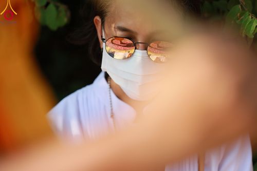 ภาพ No.107876:พิธีต้อนรับพระธรรมยาตรา ในโครงการธรรมยาตรากตัญญูบูชา มหาปูชนียาจารย์ พระมงคลเทพมุนี(สด จนฺทสโร) พระผู้ปราบมาร อนุสรณ์สถาน 7 แห่ง ปีที่ 12 วันที่ 7 มกราคม พ.ศ. 2567 ณ อนุสรณ์สถานคลองบางนางแท่น  อ.สามพราน จ.นครปฐม