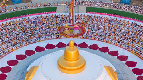 ภาพ No.116741:พิธีต้อนรับพระธรรมยาตรา ปีที่ 12 ณ อนุสรณ์สถานบางปลา จ.นครปฐม วันที่ 21 มกราคม พ.ศ. 2567